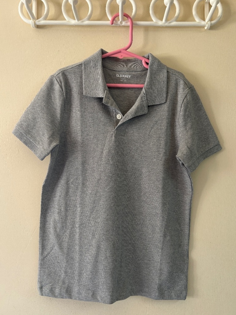 Old Navy Gray Short Sleeve Polo Size S (6-7) – Set of 3